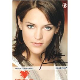 Autogramm TV | ARD | Verena ZIMMERMANN | 2008 "Verbotene Liebe" (Portrait Color)