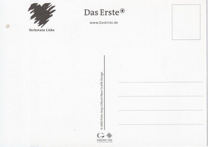 Autogramm TV | ARD | Miriam LAHNSTEIN | 2000er "Verbotene Liebe" (Portrait Color Glitsch)
