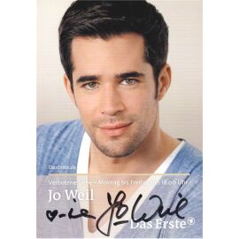 Autogramm TV | ARD | Jo WEIL | 2011 "Verbotene Liebe" (Portrait Color Glitsch)