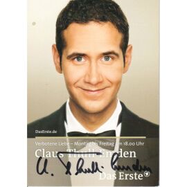 Autogramm TV | ARD | Claus THULL-EMDEN | 2011 "Verbotene Liebe" (Portrait Color Glitsch)