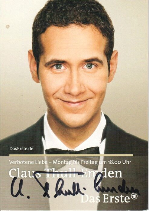 Autogramm TV | ARD | Claus THULL-EMDEN | 2011 "Verbotene Liebe" (Portrait Color Glitsch)
