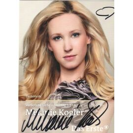 Autogramm TV | ARD | Melanie KOGLER | 2011 "Verbotene Liebe" (Portrait Color Glitsch)