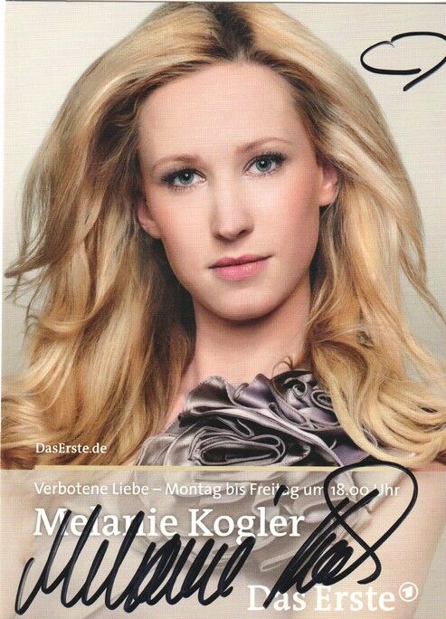 Autogramm TV | ARD | Melanie KOGLER | 2011 "Verbotene Liebe" (Portrait Color Glitsch)