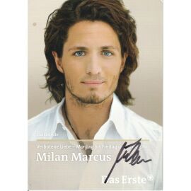 Autogramm TV | ARD | Milan MARCUS | 2011 "Verbotene Liebe" (Portrait Color Glitsch)