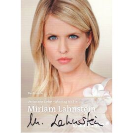 Autogramm TV | ARD | Miriam LAHNSTEIN | 2011 "Verbotene Liebe" (Portrait Color Glitsch)