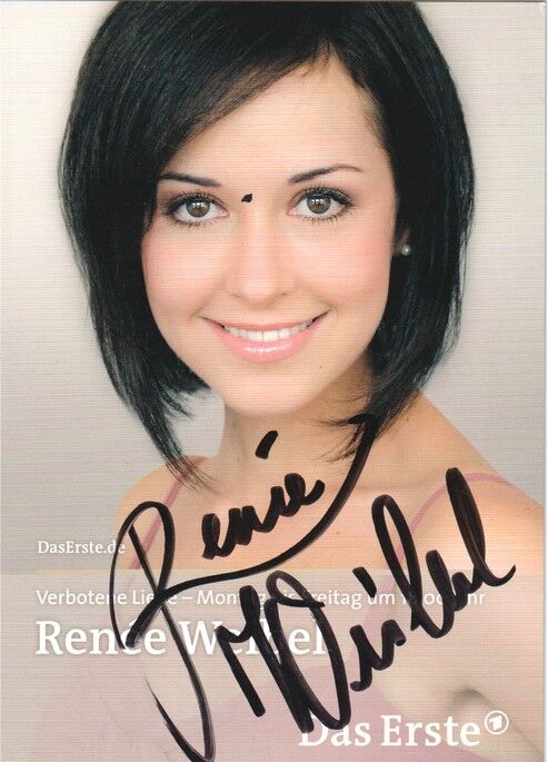 Autogramm TV | ARD | Renee WEIBEL | 2011 "Verbotene Liebe" (Portrait Color Glitsch)