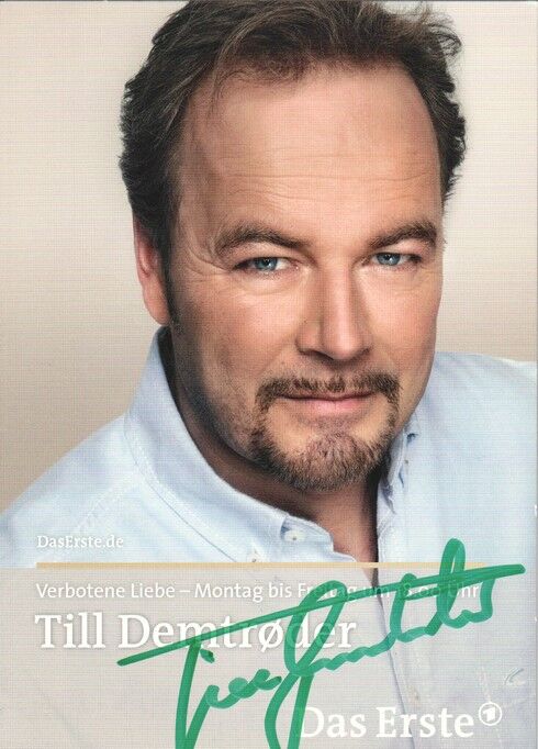 Autogramm TV | ARD | Till DEMTRÓDER | 2011 "Verbotene Liebe" (Portrait Color Glitsch)