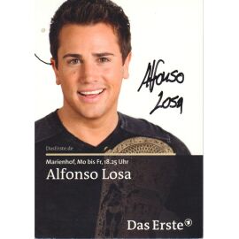 Autogramm TV | ARD | Alfonso LOSA | 2009 "Marienhof" (Portrait Color Jander)