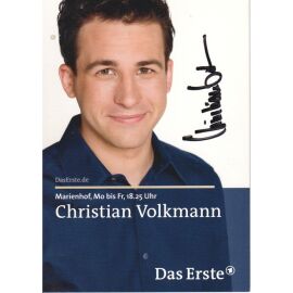 Autogramm TV | ARD | Christian VOLKMANN | 2009 "Marienhof" (Portrait Color Wilschewski)