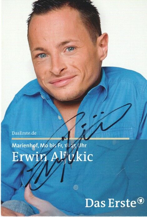 Autogramm TV | ARD | Erwin ALJUKIC | 2009 "Marienhof" (Portrait Color Wilschewski)