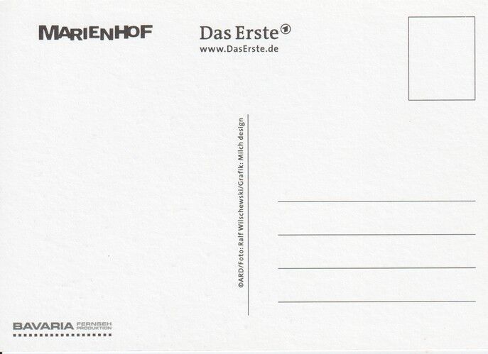 Autogramm TV | ARD | Erwin ALJUKIC | 2009 "Marienhof" (Portrait Color Wilschewski)