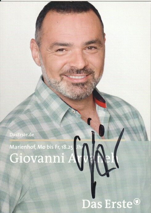 Autogramm TV | ARD | Giovanni ARVANEH | 2009 "Marienhof" (Portrait Color Wilschewski)