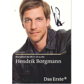 Autogramm TV | ARD | Hendrik BORGMANN | 2009 "Marienhof" (Portrait Color Wilschewski)