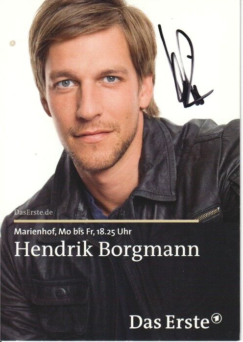 Autogramm TV | ARD | Hendrik BORGMANN | 2009 "Marienhof" (Portrait Color Wilschewski)