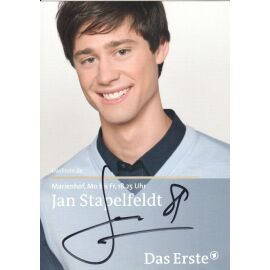Autogramm TV | ARD | Jan STAPELFELDT | 2009 "Marienhof" (Portrait Color Wilschewski)