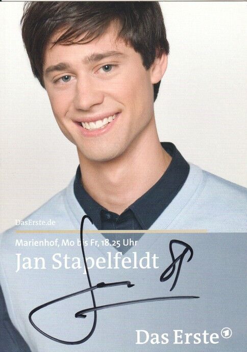 Autogramm TV | ARD | Jan STAPELFELDT | 2009 "Marienhof" (Portrait Color Wilschewski)