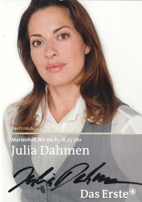 Autogramm TV | ARD | Julia DAHMEN | 2009 "Marienhof" (Portrait Color Wilschewski)