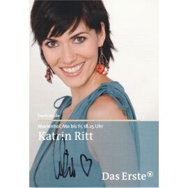 Autogramm TV | ARD | Katrin RITT | 2009 "Marienhof" (Portrait Color Wilschewski)