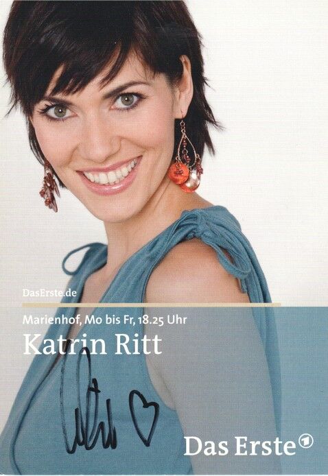 Autogramm TV | ARD | Katrin RITT | 2009 "Marienhof" (Portrait Color Wilschewski)