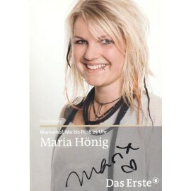 Autogramm TV | ARD | Maria HÖNIG | 2009 "Marienhof" (Portrait Color Wilschewski)