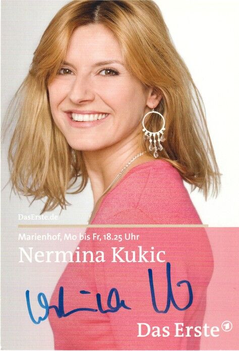 Autogramm TV | ARD | Nermina KUKIC | 2009 "Marienhof" (Portrait Color Wilschewski)