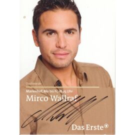Autogramm TV | ARD | Mirco WALLRAF | 2009 "Marienhof" (Portrait Color Jander)