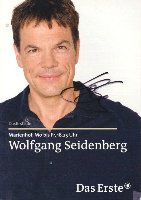Autogramm TV | ARD | Wolfgang SEIDENBERG | 2009 "Marienhof" (Portrait Color Wilschewski)