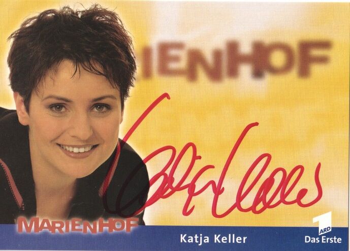 Autogramm TV | ARD | Katja KELLER | 2000 "Marienhof" (Portrait Color Reiter)