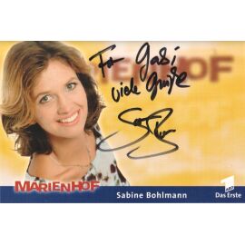Autogramm TV | ARD | Sabine BOHLMANN | 2000 "Marienhof" (Portrait Color Reiter)