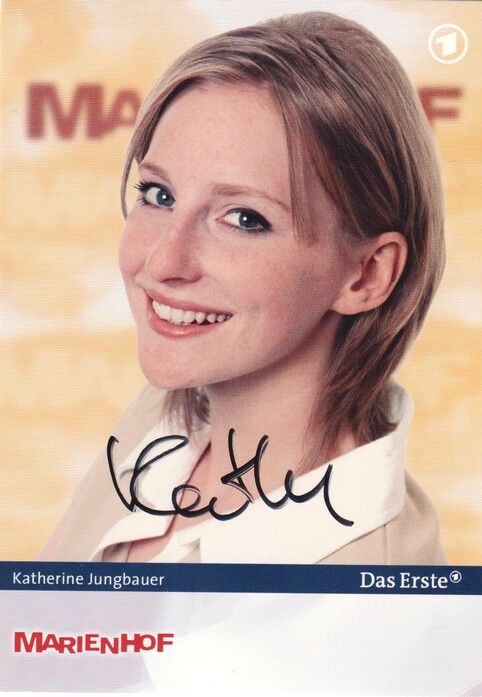 Autogramm TV | ARD | Katherine JUNGBAUER | 2000er "Marienhof" (Portrait Color Reiter)