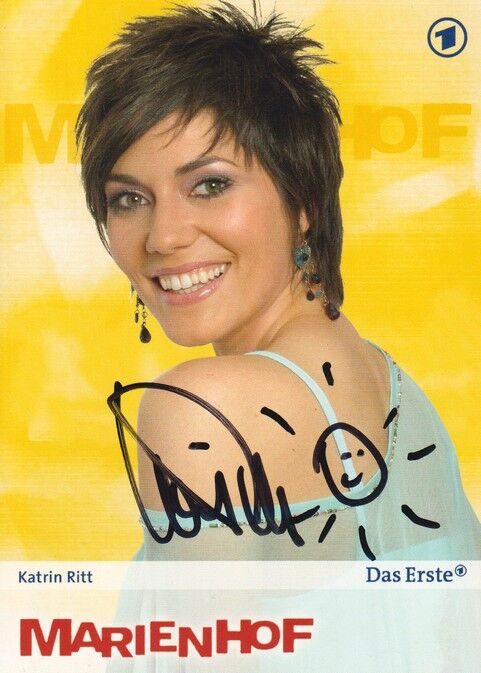 Autogramm TV | ARD | Katrin RITT | 2005 "Marienhof" (Portrait Color Reiter)