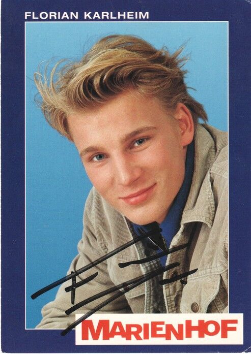 Autogramm TV | ARD | Florian KARLHEIM | 1990er "Marienhof" (Portrait Color Reiter) 1