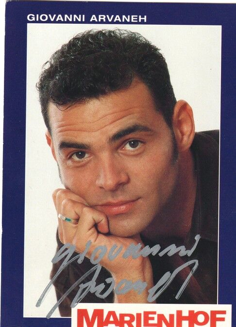 Autogramm TV | ARD | Giovanni ARVANEH | 1990er "Marienhof" (Portrait Color Reiter)