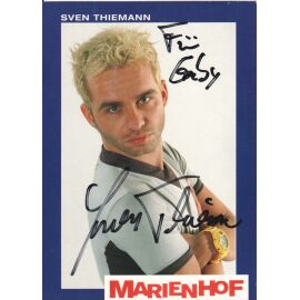 Autogramm TV | ARD | Sven THIEMANN | 1990er "Marienhof" (Portrait Color Reiter)
