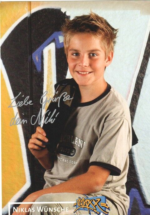 Autogramm TV | ARD | Niklas WÜNSCHE | 2000er "Fabrixx" (Portrait Color)
