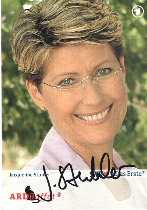 Autogramm TV | ARD | Jacqueline STUHLER | 2006 "ARD Buffet" (Portrait Color Krause)