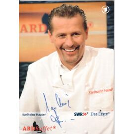 Autogramm TV | ARD | Karlheinz HAUSER | 2008 "ARD Buffet" (Portrait Color Schweigert)