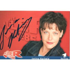 Autogramm TV | ARD | Janina HARTWIG | 2000er "Bei Aller Liebe" (Portrait Color Began)