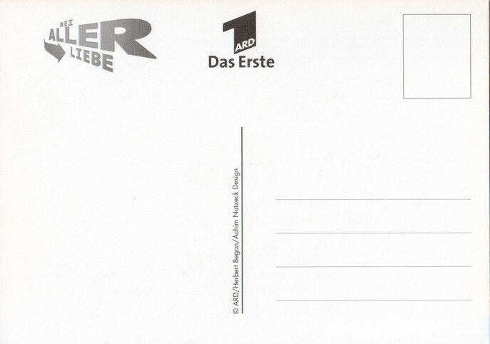Autogramm TV | ARD | Janina HARTWIG | 2000er "Bei Aller Liebe" (Portrait Color Began)