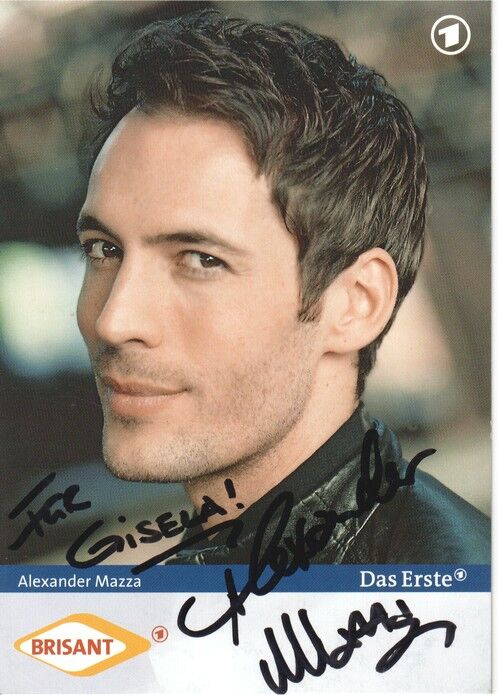 Autogramm TV | ARD | Alexander MAZZA | 2004 "Brisant" (Portrait Color Hartmann)