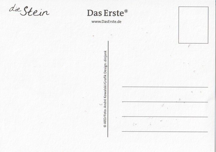 Autogramm TV | ARD | Julia STEMBERGER | 2000er "Die Stein" (Portrait Color Kowalski)