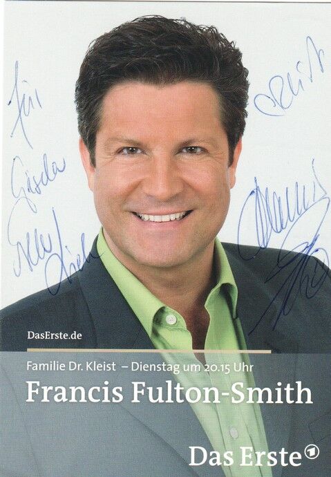 Autogramm TV | ARD | Francis FULTON-SMITH | 2010er "Familie Dr. Kleist" (Portrait Color Kuhröber)