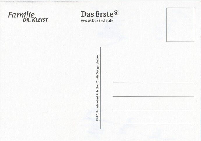 Autogramm TV | ARD | Francis FULTON-SMITH | 2010er "Familie Dr. Kleist" (Portrait Color Kuhröber)