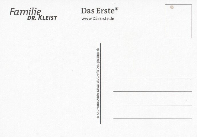 Autogramm TV | ARD | Lisa-Marie WERNER | 2010er "Familie Dr. Kleist" (Portrait Color Kowalski)