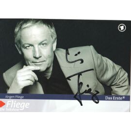 Autogramm TV | ARD | Jürgen FLIEGE | 2000er "Fliege" (Portrait SW Doster)