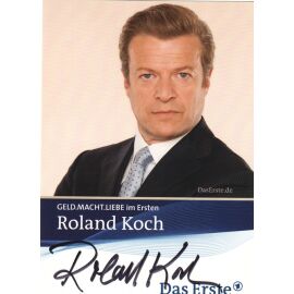 Autogramm TV | ARD | Roland KOCH | 2009 "Geld.Macht.Liebe" (Portrait Color Jander)