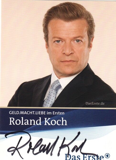 Autogramm TV | ARD | Roland KOCH | 2009 "Geld.Macht.Liebe" (Portrait Color Jander)