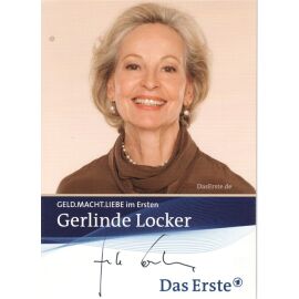 Autogramm TV | ARD | Gerlinde LOCKER | 2009 "Geld.Macht.Liebe" (Portrait Color Jander)