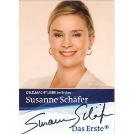 Autogramm TV | ARD | Susanne SCHÄFER | 2009 "Geld.Macht.Liebe" (Portrait Color Jander)