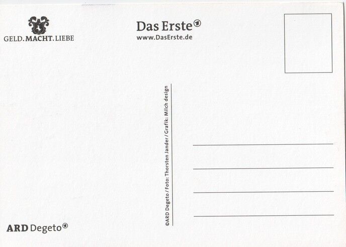 Autogramm TV | ARD | Susanne SCHÄFER | 2009 "Geld.Macht.Liebe" (Portrait Color Jander)